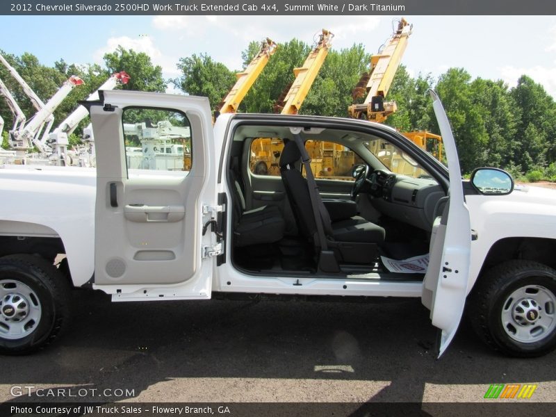 Summit White / Dark Titanium 2012 Chevrolet Silverado 2500HD Work Truck Extended Cab 4x4