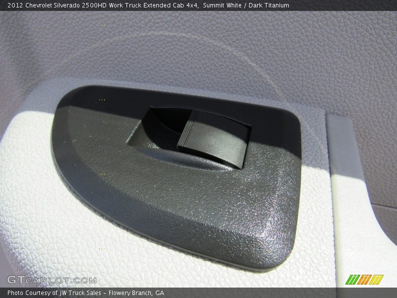 Summit White / Dark Titanium 2012 Chevrolet Silverado 2500HD Work Truck Extended Cab 4x4