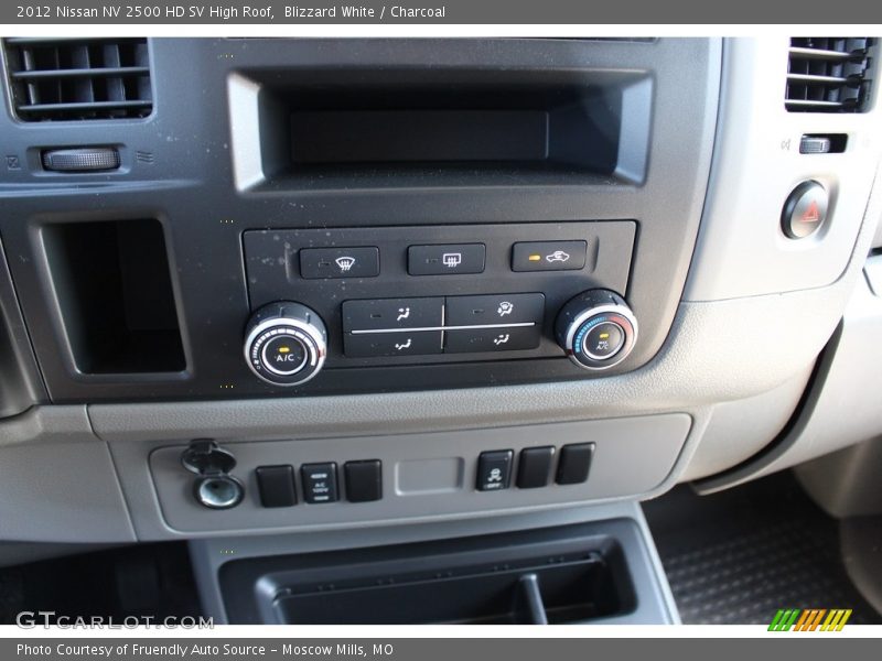 Blizzard White / Charcoal 2012 Nissan NV 2500 HD SV High Roof