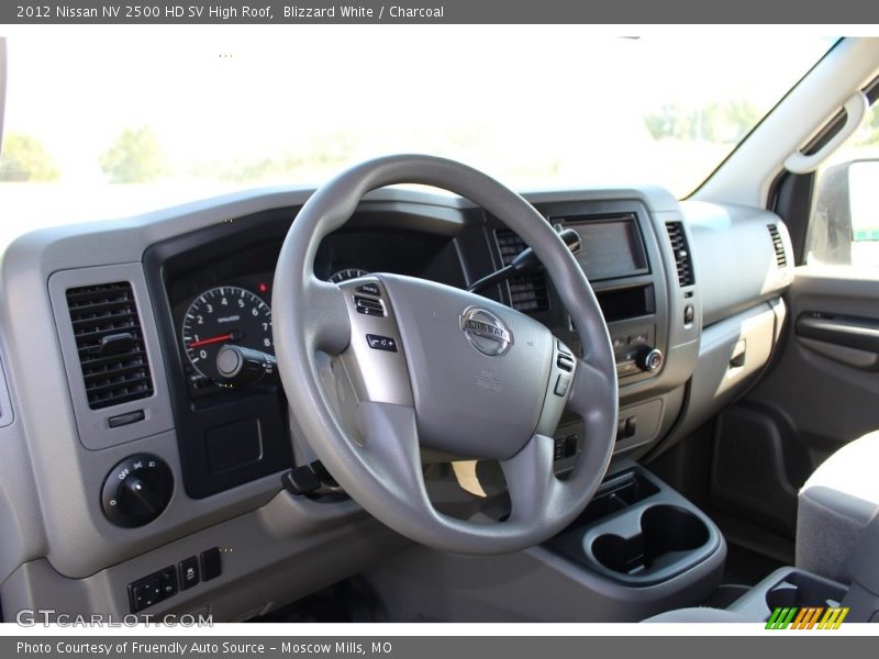 Blizzard White / Charcoal 2012 Nissan NV 2500 HD SV High Roof