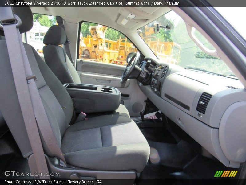 Summit White / Dark Titanium 2012 Chevrolet Silverado 2500HD Work Truck Extended Cab 4x4