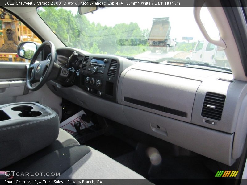 Summit White / Dark Titanium 2012 Chevrolet Silverado 2500HD Work Truck Extended Cab 4x4