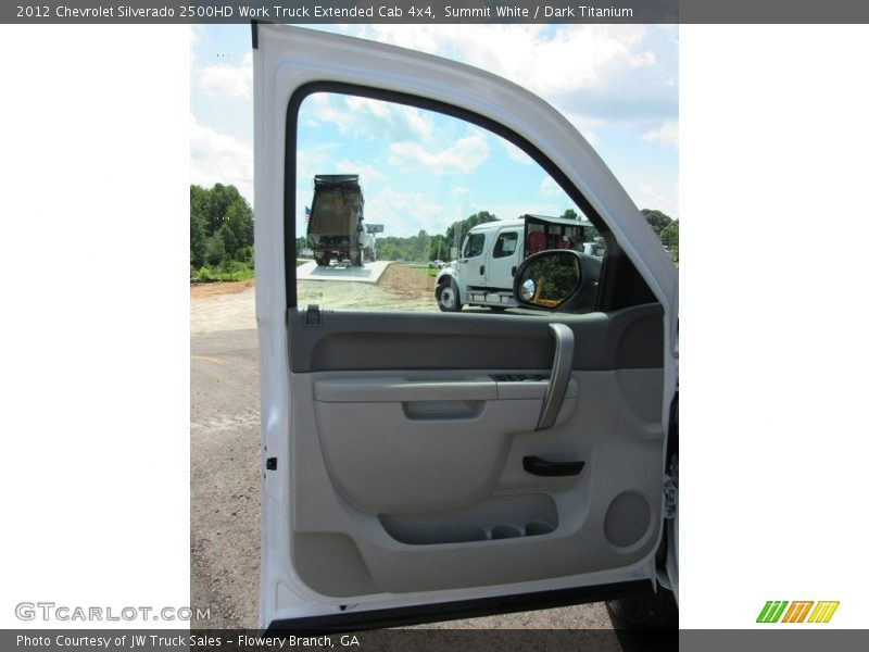 Summit White / Dark Titanium 2012 Chevrolet Silverado 2500HD Work Truck Extended Cab 4x4