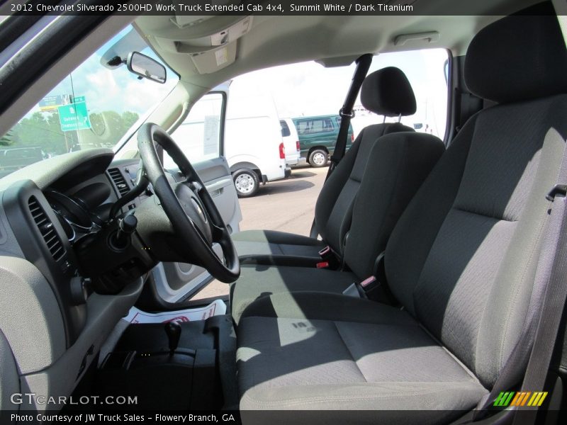 Summit White / Dark Titanium 2012 Chevrolet Silverado 2500HD Work Truck Extended Cab 4x4