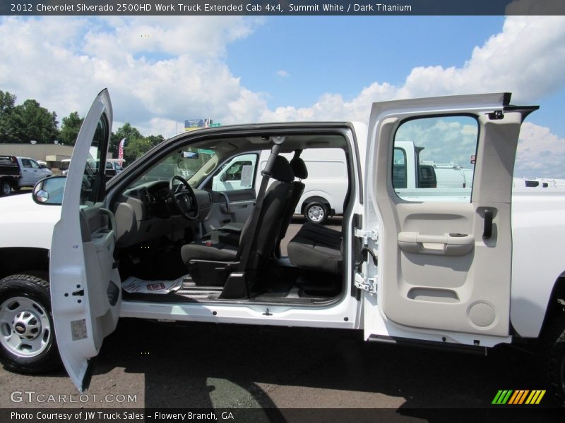 Summit White / Dark Titanium 2012 Chevrolet Silverado 2500HD Work Truck Extended Cab 4x4