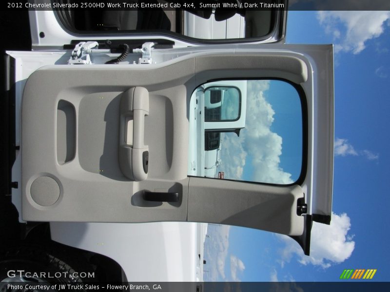 Summit White / Dark Titanium 2012 Chevrolet Silverado 2500HD Work Truck Extended Cab 4x4