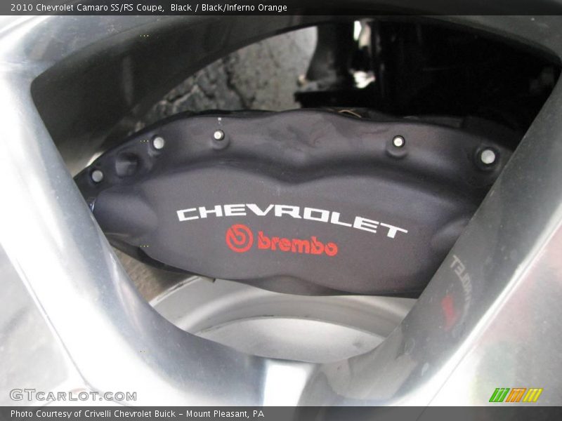 Black / Black/Inferno Orange 2010 Chevrolet Camaro SS/RS Coupe