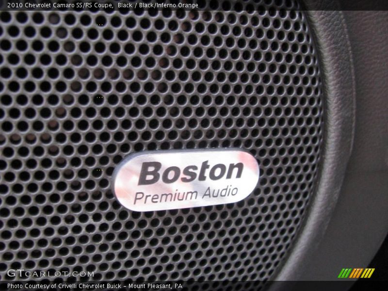 Black / Black/Inferno Orange 2010 Chevrolet Camaro SS/RS Coupe