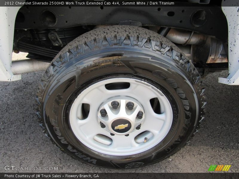 Summit White / Dark Titanium 2012 Chevrolet Silverado 2500HD Work Truck Extended Cab 4x4