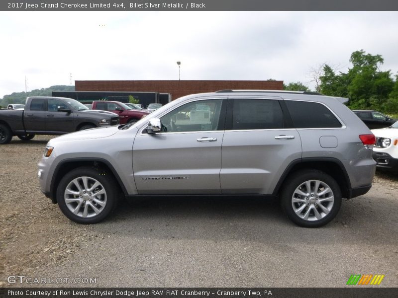 Billet Silver Metallic / Black 2017 Jeep Grand Cherokee Limited 4x4
