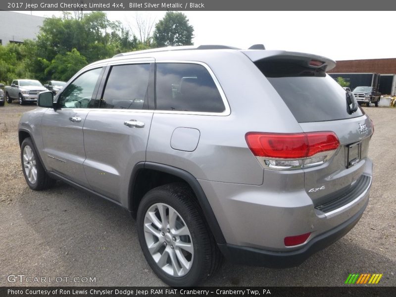 Billet Silver Metallic / Black 2017 Jeep Grand Cherokee Limited 4x4
