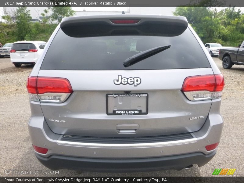 Billet Silver Metallic / Black 2017 Jeep Grand Cherokee Limited 4x4