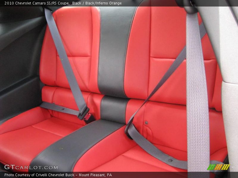 Black / Black/Inferno Orange 2010 Chevrolet Camaro SS/RS Coupe