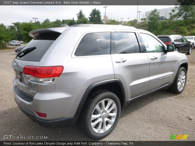 Billet Silver Metallic / Black 2017 Jeep Grand Cherokee Limited 4x4