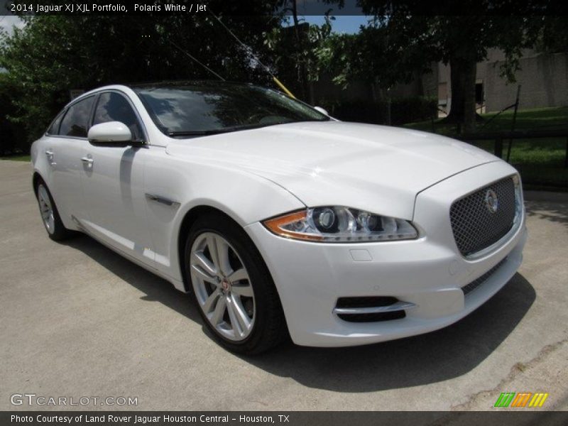 Polaris White / Jet 2014 Jaguar XJ XJL Portfolio