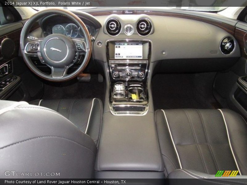 Polaris White / Jet 2014 Jaguar XJ XJL Portfolio