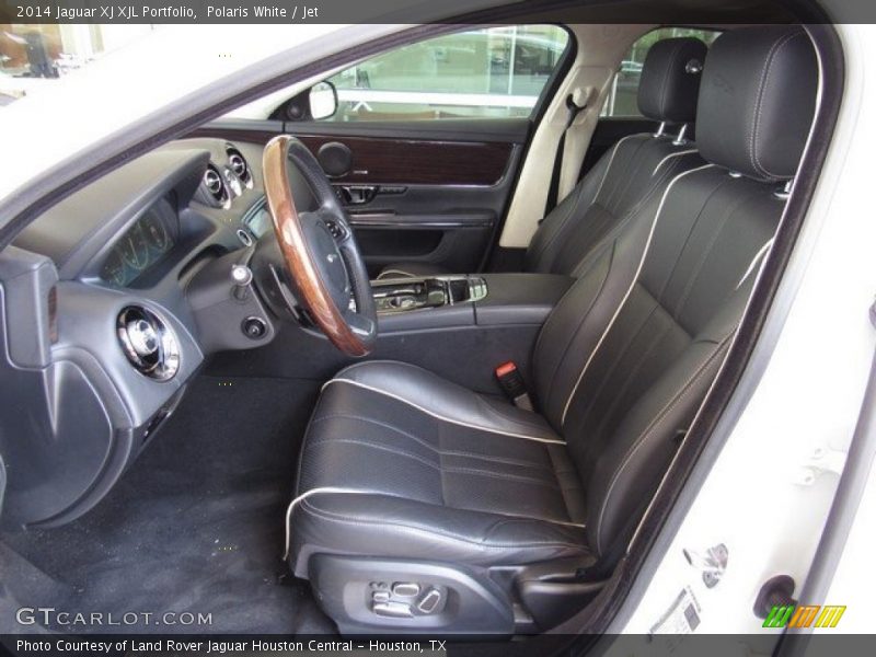 Polaris White / Jet 2014 Jaguar XJ XJL Portfolio