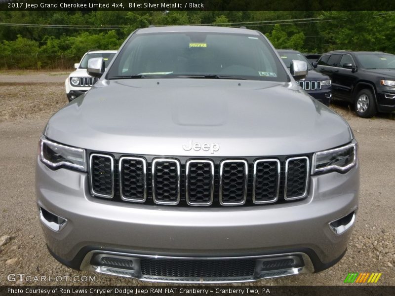 Billet Silver Metallic / Black 2017 Jeep Grand Cherokee Limited 4x4
