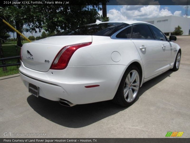 Polaris White / Jet 2014 Jaguar XJ XJL Portfolio