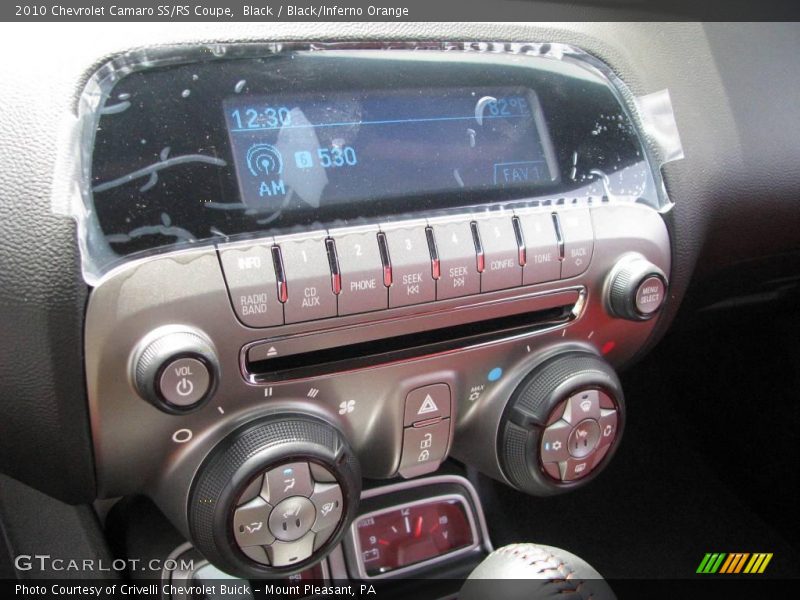 Black / Black/Inferno Orange 2010 Chevrolet Camaro SS/RS Coupe