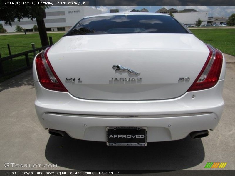 Polaris White / Jet 2014 Jaguar XJ XJL Portfolio