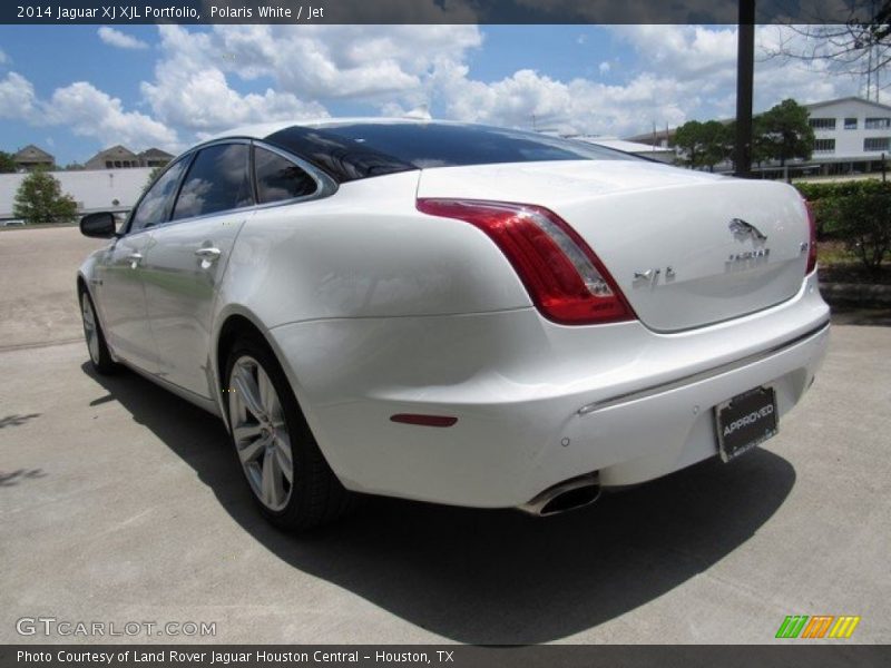 Polaris White / Jet 2014 Jaguar XJ XJL Portfolio