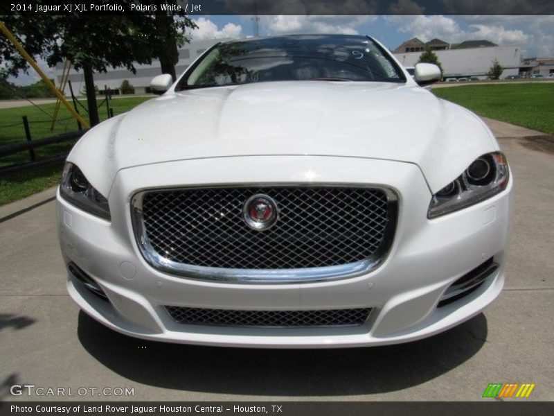 Polaris White / Jet 2014 Jaguar XJ XJL Portfolio