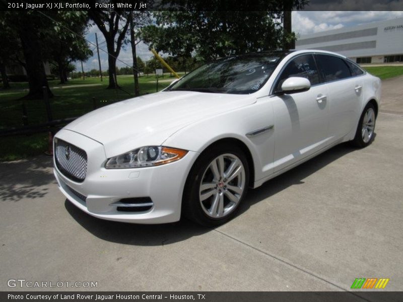 Polaris White / Jet 2014 Jaguar XJ XJL Portfolio