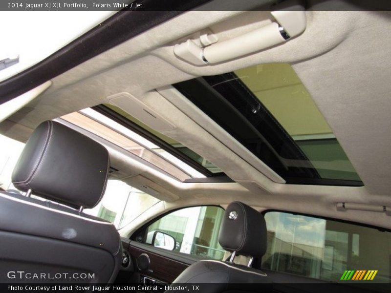 Polaris White / Jet 2014 Jaguar XJ XJL Portfolio