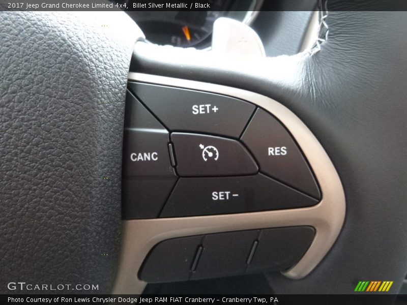 Billet Silver Metallic / Black 2017 Jeep Grand Cherokee Limited 4x4