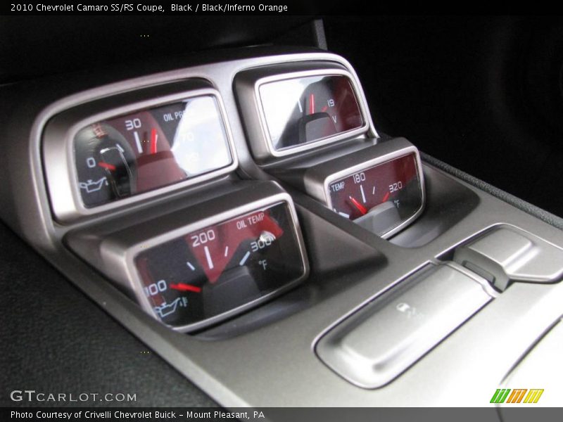 Black / Black/Inferno Orange 2010 Chevrolet Camaro SS/RS Coupe