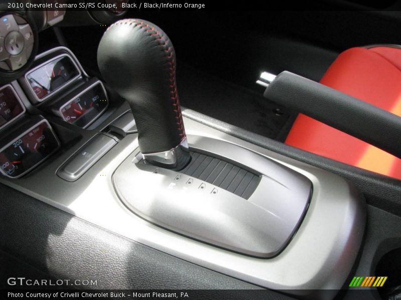 Black / Black/Inferno Orange 2010 Chevrolet Camaro SS/RS Coupe