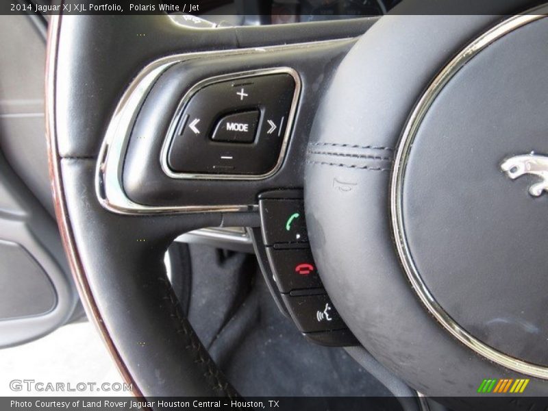 Polaris White / Jet 2014 Jaguar XJ XJL Portfolio