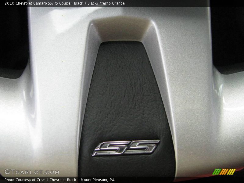 Black / Black/Inferno Orange 2010 Chevrolet Camaro SS/RS Coupe
