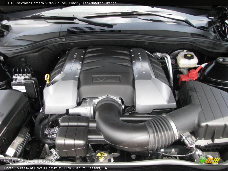 Black / Black/Inferno Orange 2010 Chevrolet Camaro SS/RS Coupe