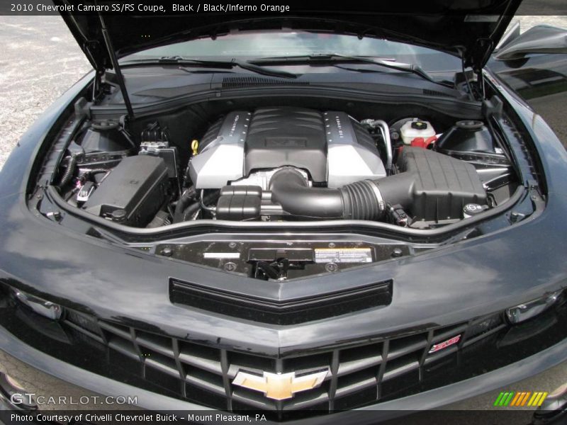 Black / Black/Inferno Orange 2010 Chevrolet Camaro SS/RS Coupe