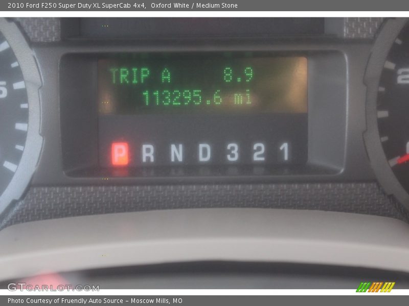 Oxford White / Medium Stone 2010 Ford F250 Super Duty XL SuperCab 4x4