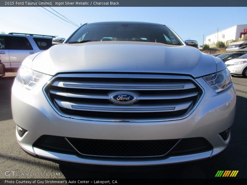 Ingot Silver Metallic / Charcoal Black 2015 Ford Taurus Limited