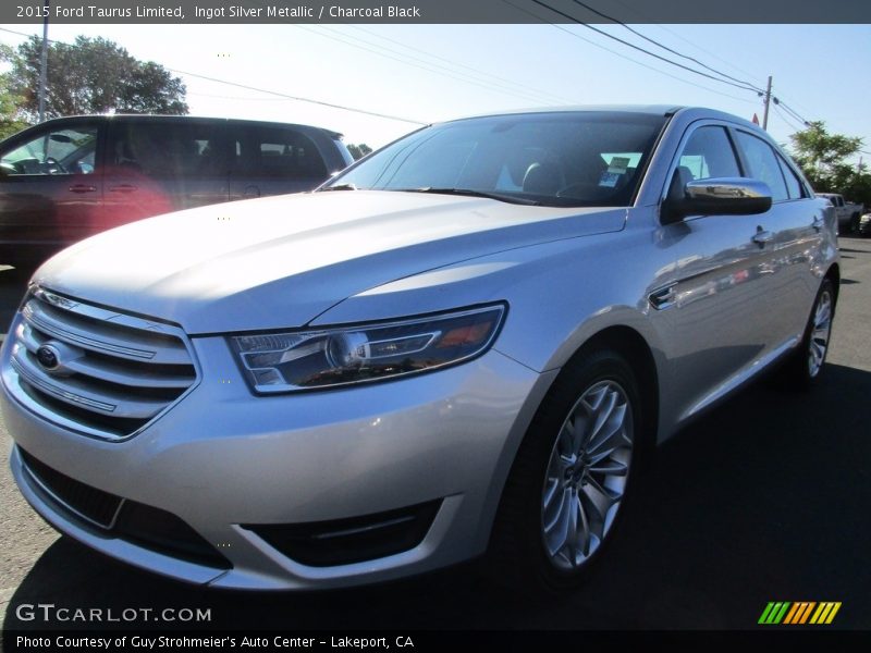 Ingot Silver Metallic / Charcoal Black 2015 Ford Taurus Limited