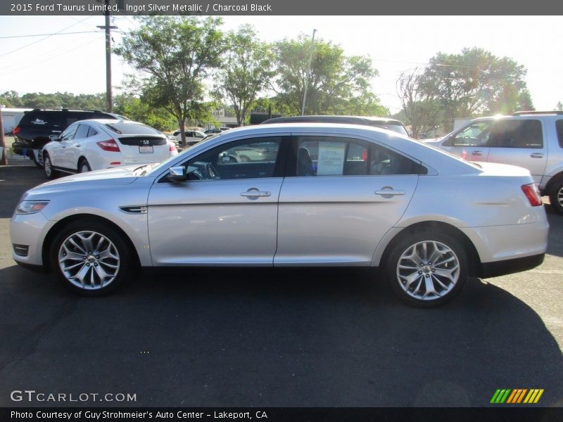 Ingot Silver Metallic / Charcoal Black 2015 Ford Taurus Limited