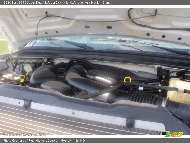 Oxford White / Medium Stone 2010 Ford F250 Super Duty XL SuperCab 4x4