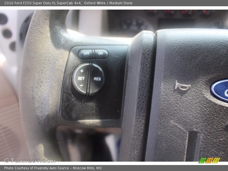 Oxford White / Medium Stone 2010 Ford F250 Super Duty XL SuperCab 4x4