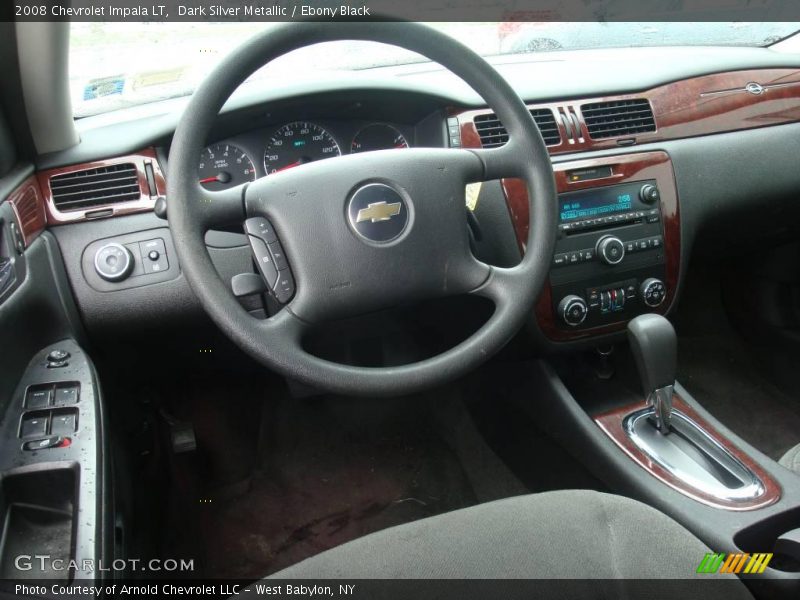 Dark Silver Metallic / Ebony Black 2008 Chevrolet Impala LT