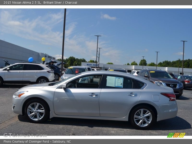 Brilliant Silver / Charcoal 2015 Nissan Altima 2.5 SL