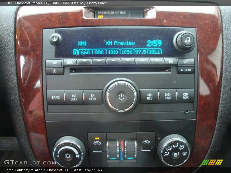 Dark Silver Metallic / Ebony Black 2008 Chevrolet Impala LT