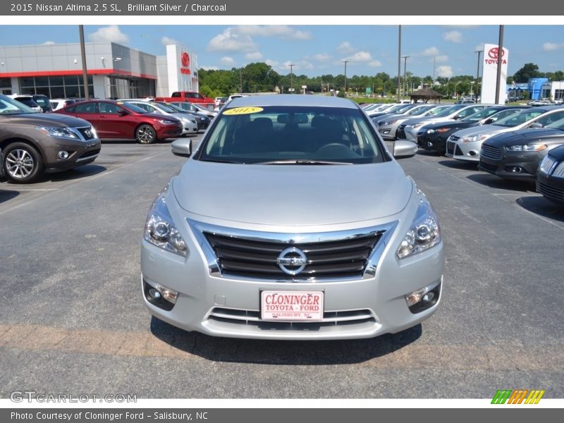 Brilliant Silver / Charcoal 2015 Nissan Altima 2.5 SL