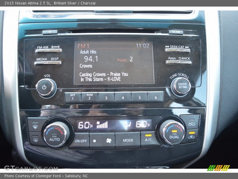 Brilliant Silver / Charcoal 2015 Nissan Altima 2.5 SL