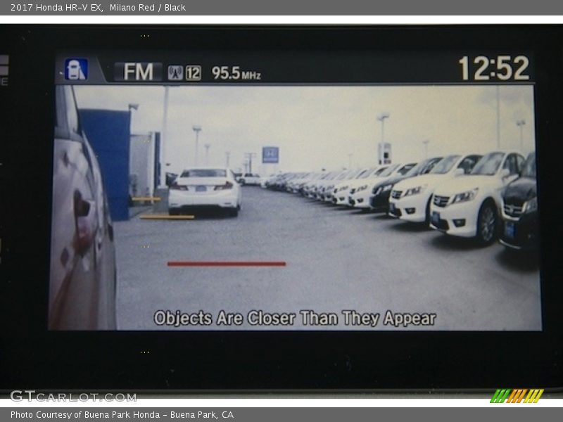 Milano Red / Black 2017 Honda HR-V EX