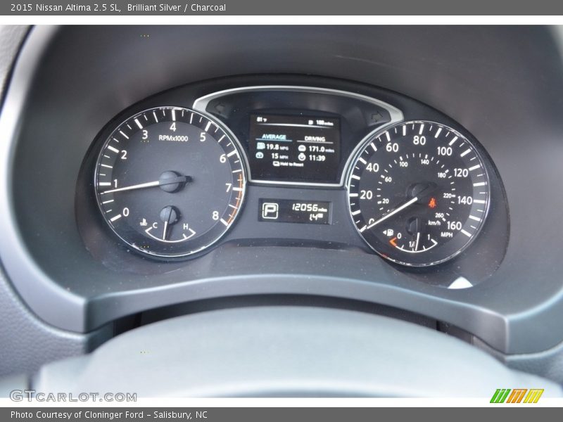Brilliant Silver / Charcoal 2015 Nissan Altima 2.5 SL