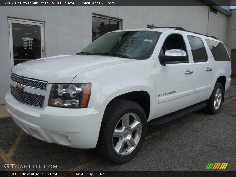 Summit White / Ebony 2007 Chevrolet Suburban 1500 LTZ 4x4